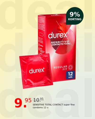 SENSITIVE TOTAL CONTACT super fine condoms 12 u