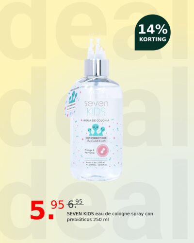 SEVEN KIDS eau de cologne spray con prebióticos 250 ml
