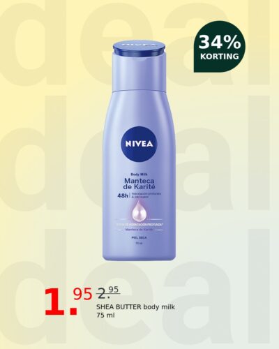 SHEA BUTTER body milk 75 ml