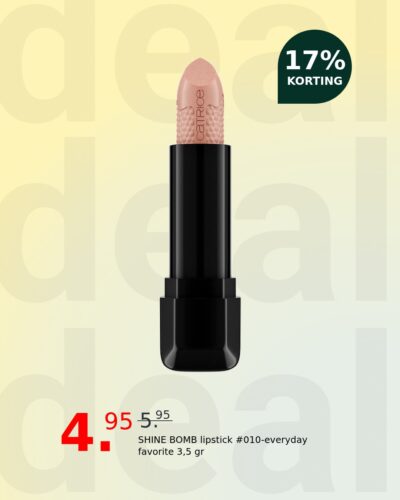SHINE BOMB lipstick #010-everyday favorite 3,5 gr