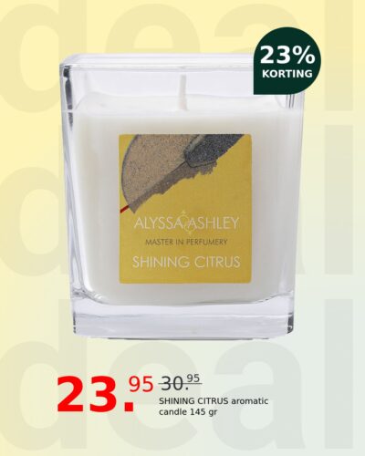 SHINING CITRUS aromatic candle 145 gr