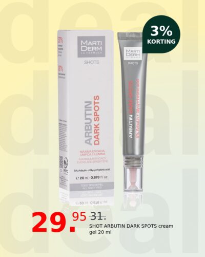 SHOT ARBUTIN DARK SPOTS cream gel 20 ml