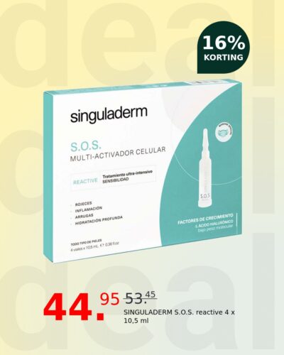 SINGULADERM S.O.S. reactive 4 x 10,5 ml