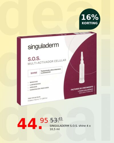 SINGULADERM S.O.S. shine 4 x 10,5 ml