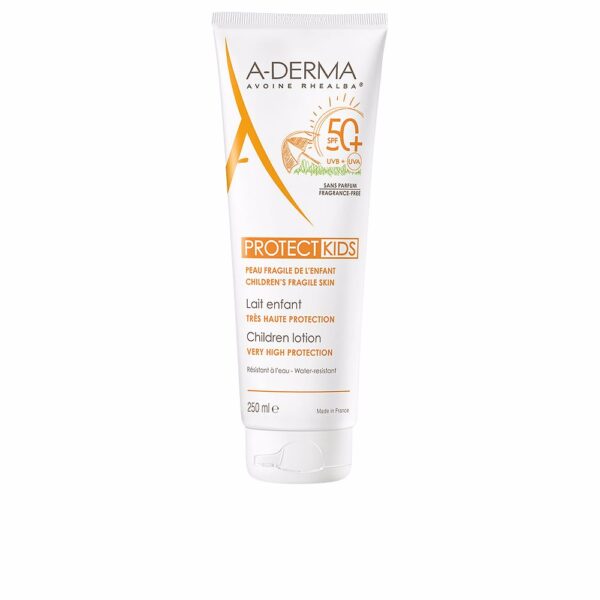 A-derma PROTECT KIDS loción solar infantil SPF50+ 250 ml