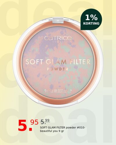 SOFT GLAM FILTER powder #010-beautiful you 9 gr