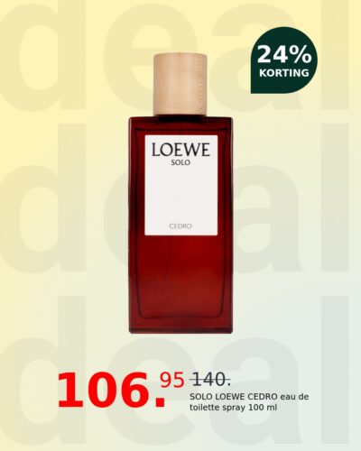 SOLO LOEWE CEDRO eau de toilette spray 100 ml