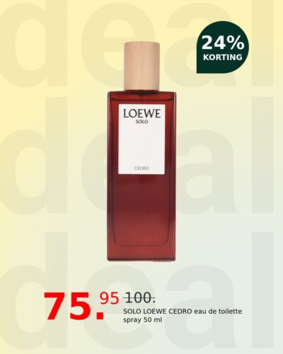 SOLO LOEWE CEDRO eau de toilette spray 50 ml