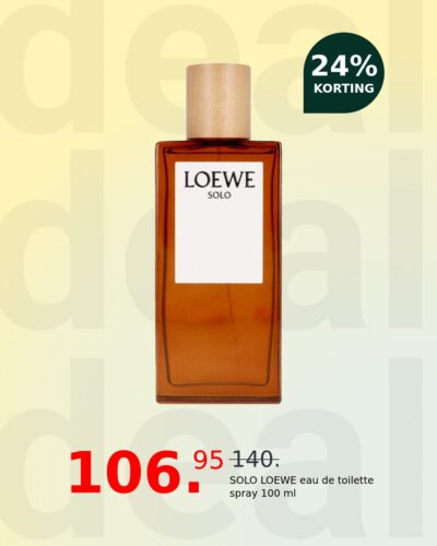 SOLO LOEWE eau de toilette spray 100 ml