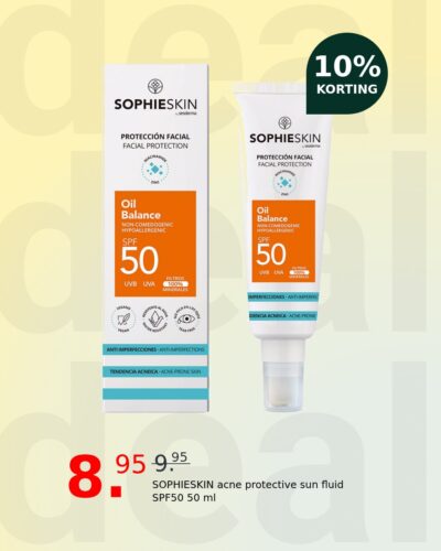 SOPHIESKIN acne protective sun fluid SPF50 50 ml