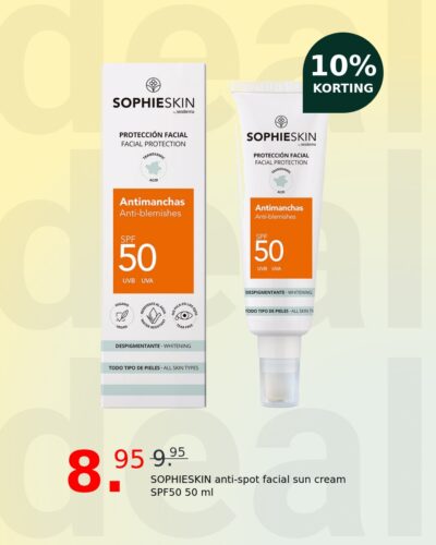 SOPHIESKIN anti-spot facial sun cream SPF50 50 ml