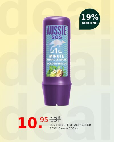 SOS 1 MINUTE MIRACLE COLOR RESCUE mask 250 ml