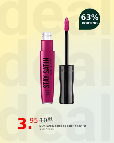 STAY SATIN liquid lip color #430-for sure 5.5 ml