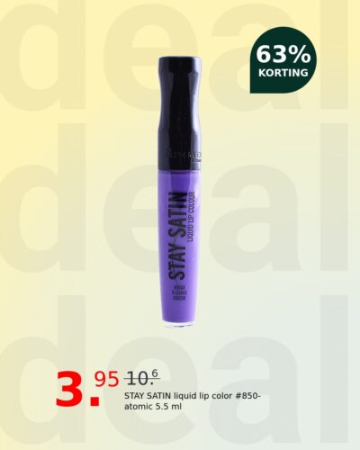 STAY SATIN liquid lip color #850-atomic 5.5 ml