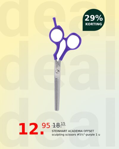 STEINHART ACADEMIA OFFSET sculpting scissors #5½"-purple 1 u