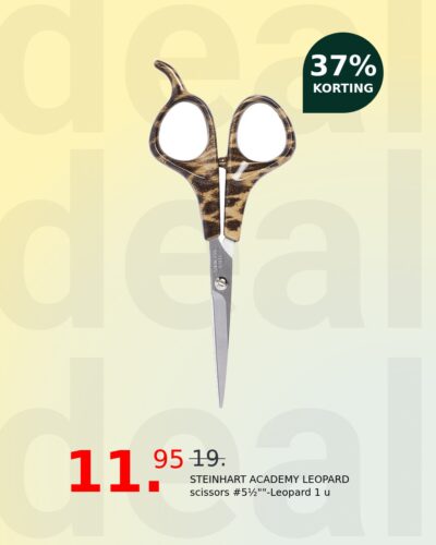 STEINHART ACADEMY LEOPARD scissors #5½""-Leopard 1 u