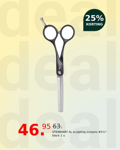 STEINHART AL sculpting scissors #5½"-black 1 u