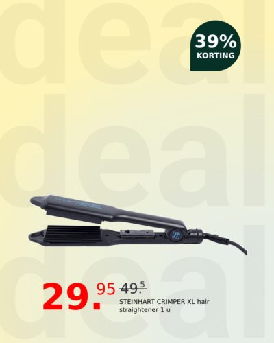 STEINHART CRIMPER XL hair straightener 1 u