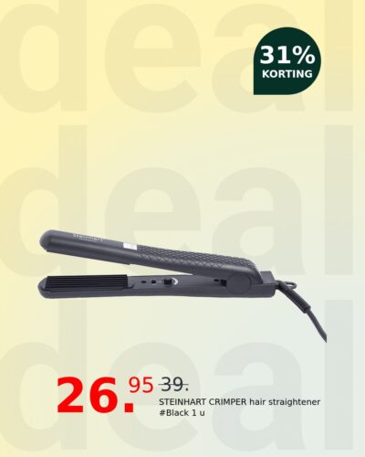 STEINHART CRIMPER hair straightener #Black 1 u