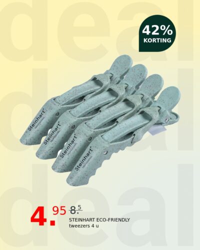 STEINHART ECO-FRIENDLY tweezers 4 u
