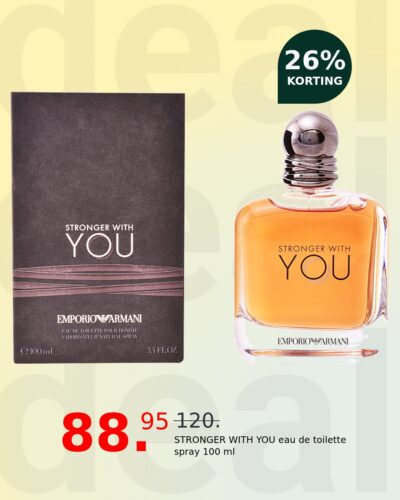 STRONGER WITH YOU eau de toilette spray 100 ml