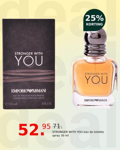 STRONGER WITH YOU eau de toilette spray 30 ml