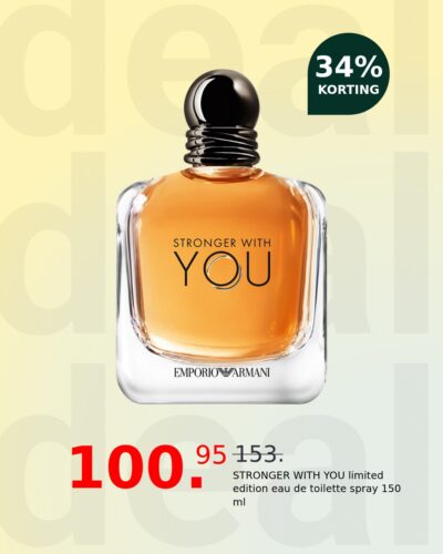 STRONGER WITH YOU limited edition eau de toilette spray 150 ml
