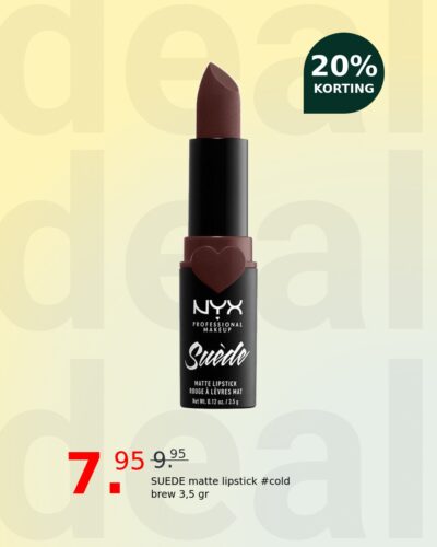 SUEDE matte lipstick #cold brew 3,5 gr
