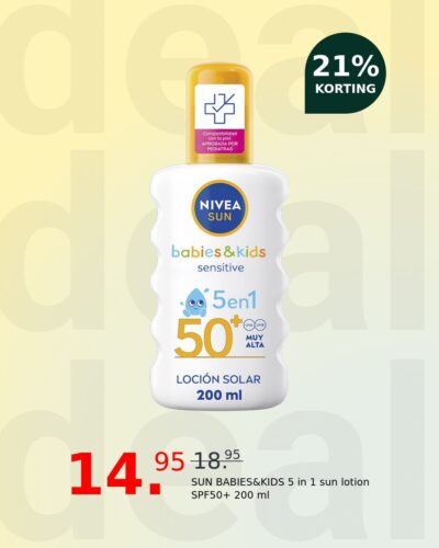 SUN BABIES&KIDS 5 in 1 sun lotion SPF50+ 200 ml