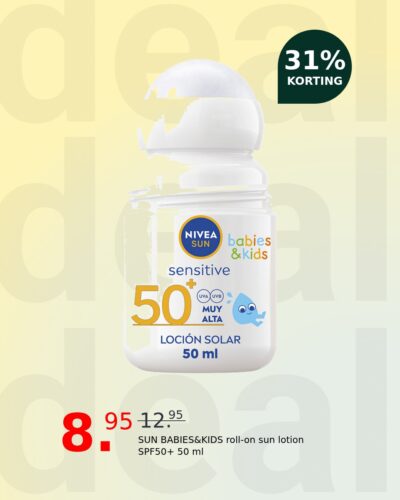 SUN BABIES&KIDS roll-on sun lotion SPF50+ 50 ml
