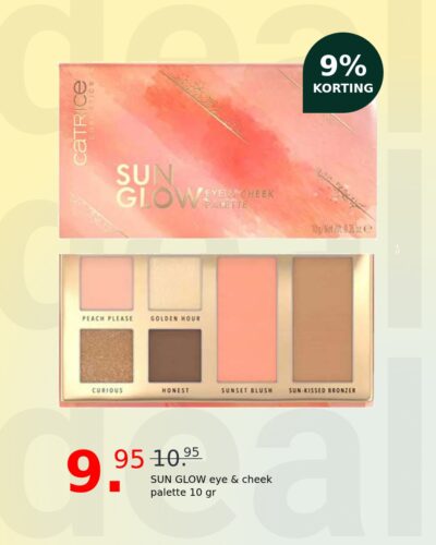 SUN GLOW eye & cheek palette 10 gr