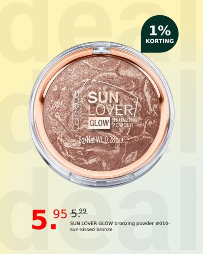 SUN LOVER GLOW bronzing powder #010-sun-kissed bronze