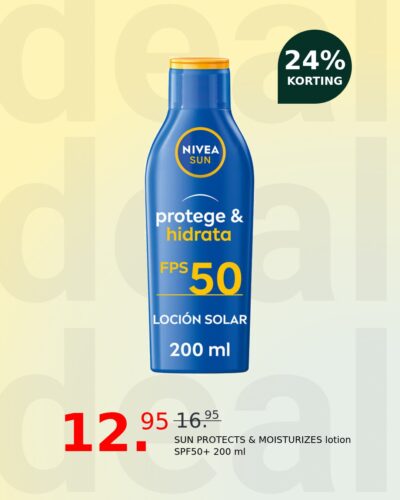 SUN PROTECTS & MOISTURIZES lotion SPF50+ 200 ml