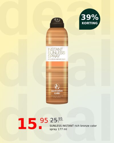SUNLESS INSTANT rich bronze color spray 177 ml