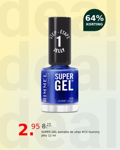 SUPER GEL esmalte de uñas #15-Gummy Jelly 12 ml