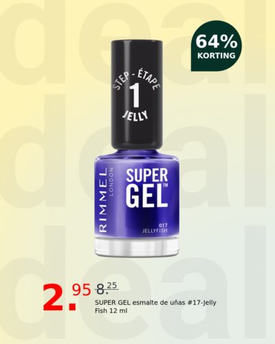 SUPER GEL esmalte de uñas #17-Jelly Fish 12 ml