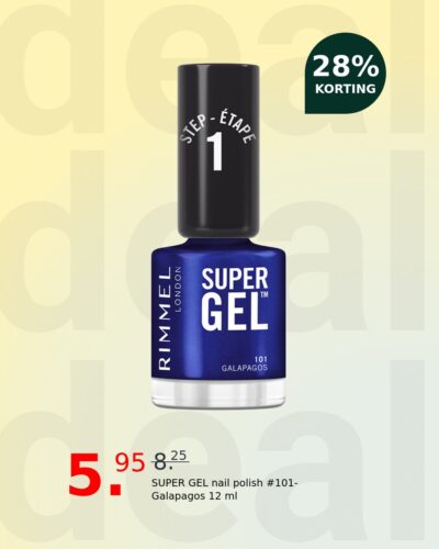 SUPER GEL nail polish #101-Galapagos 12 ml