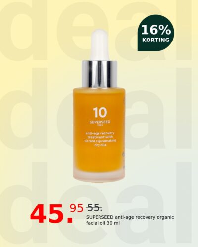 SUPERSEED anti-age recovery organic facial oil 30 ml