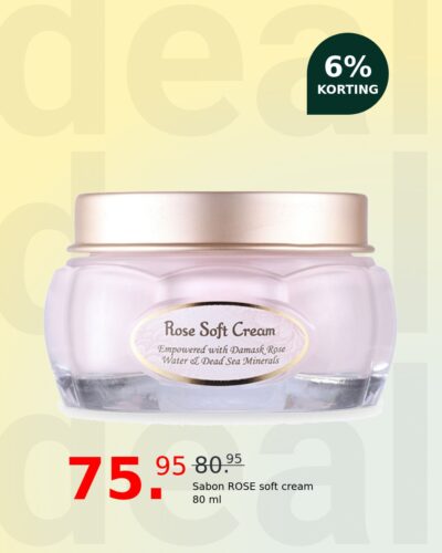 Sabon ROSE soft cream 80 ml