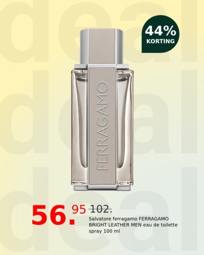 Salvatore ferragamo FERRAGAMO BRIGHT LEATHER MEN eau de toilette spray 100 ml