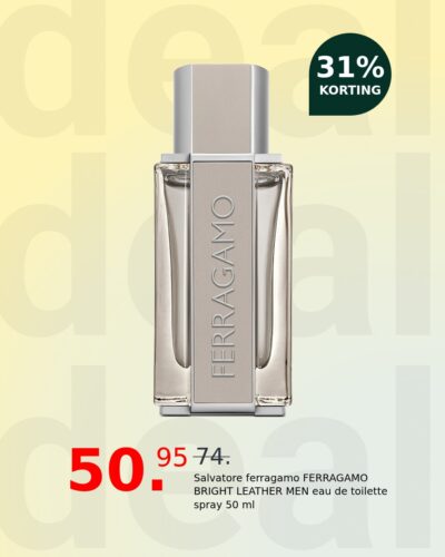 Salvatore ferragamo FERRAGAMO BRIGHT LEATHER MEN eau de toilette spray 50 ml