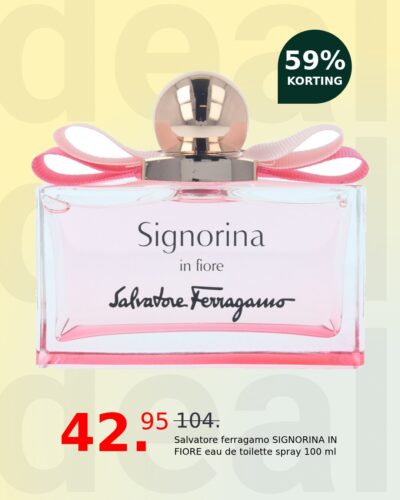 Salvatore ferragamo SIGNORINA IN FIORE eau de toilette spray 100 ml