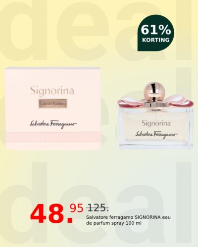Salvatore ferragamo SIGNORINA eau de parfum spray 100 ml