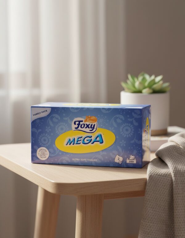 FACIAL MEGA pañuelos 200 u