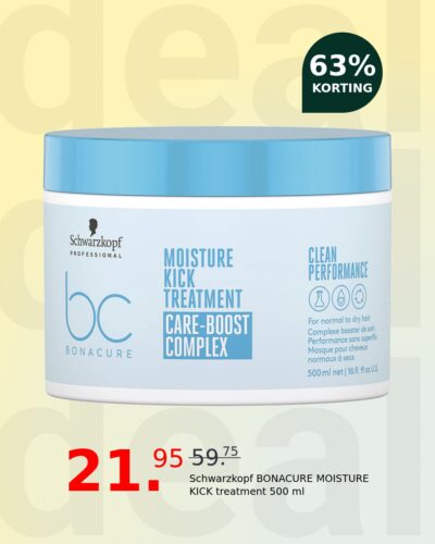 Schwarzkopf BONACURE MOISTURE KICK treatment 500 ml