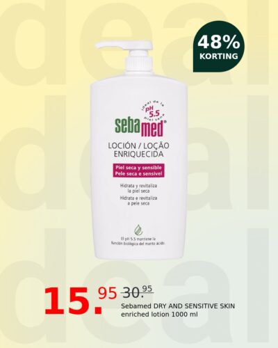 Sebamed DRY AND SENSITIVE SKIN enriched lotion 1000 ml