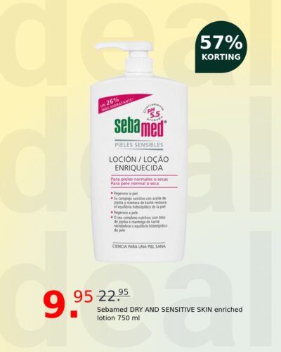 Sebamed DRY AND SENSITIVE SKIN enriched lotion 750 ml