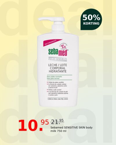 Sebamed SENSITIVE SKIN body milk 750 ml