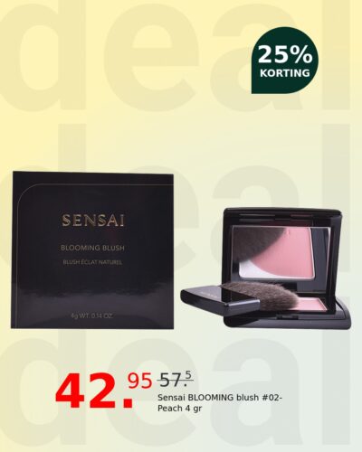 Sensai BLOOMING blush #02-Peach 4 gr