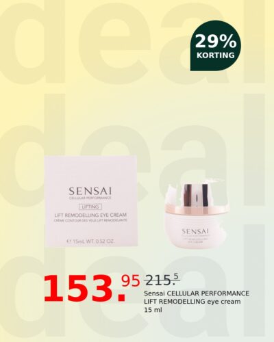 Sensai CELLULAR PERFORMANCE LIFT REMODELLING eye cream 15 ml